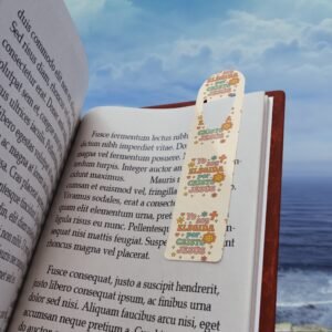 Inspirational Metal Bookmark - 'Yo Soy Elegida por Cristo Jesús'
