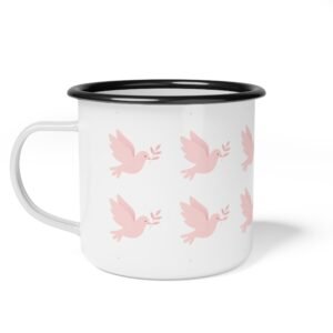 Blessings Enamel Camp Cup | Motivational Travel Mug for Outdoors & Everyday Use