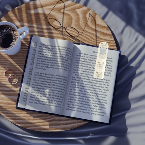 Inspirational Metal Bookmark - 'Jesus es Fiel' - Image 5