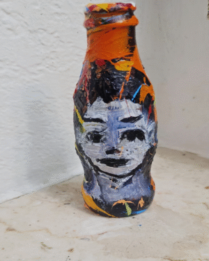 "The Witness in Orange Flame"