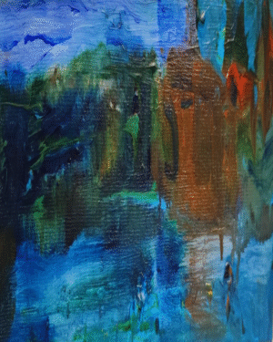 Dawn Over the Abstract Bay