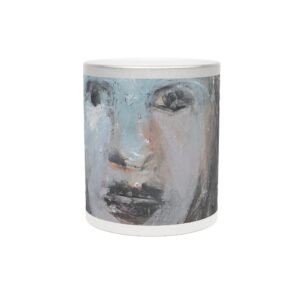Angel of Misery— Abstract Portrait Ceramic Coffee Cup