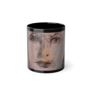 Artistic Angel of Kindness— 11oz Black Art Cup