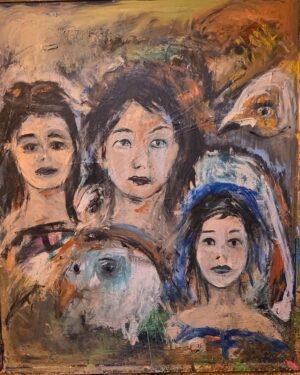 The Eagle and the Spectator Angels (The Great Mirror of the Theater)