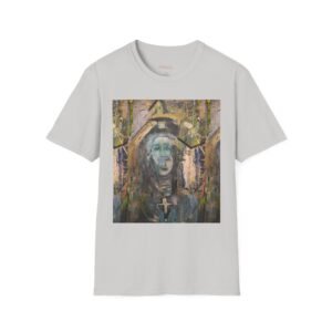 Soul Angel and Cupide T-Shirt — Abstract Religious-Inspired Painting Tee