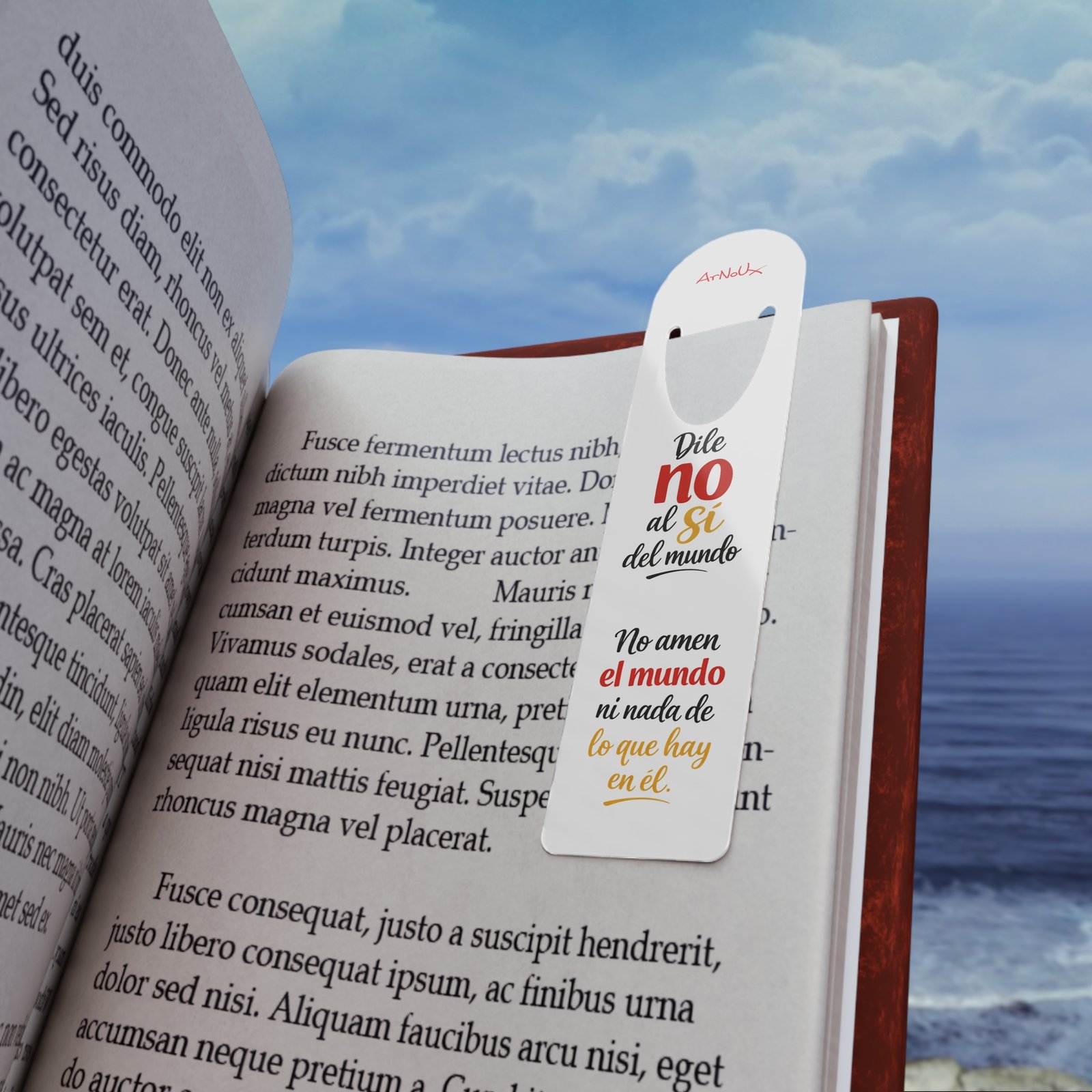 Bookmark — Spanish Inspirational Quote "Dile no al sí del mundo" Metal Bookmark
