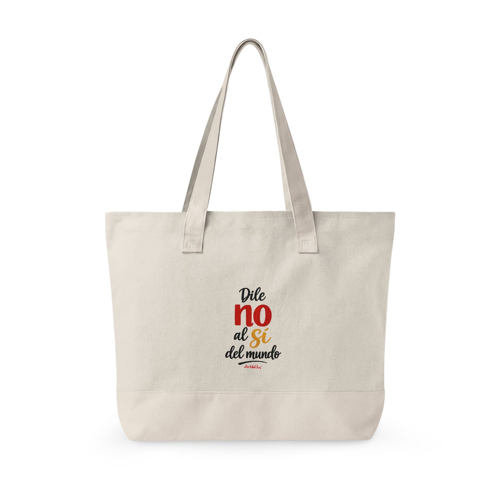 Canvas Tote — 'Church Time' & Spanish Graphic Zippered Market Bag - Image 6