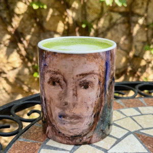 Artistic Portrait Mug — Abstract Hand-Painted Face Ceramic Coffee Cup (11oz, 15oz)