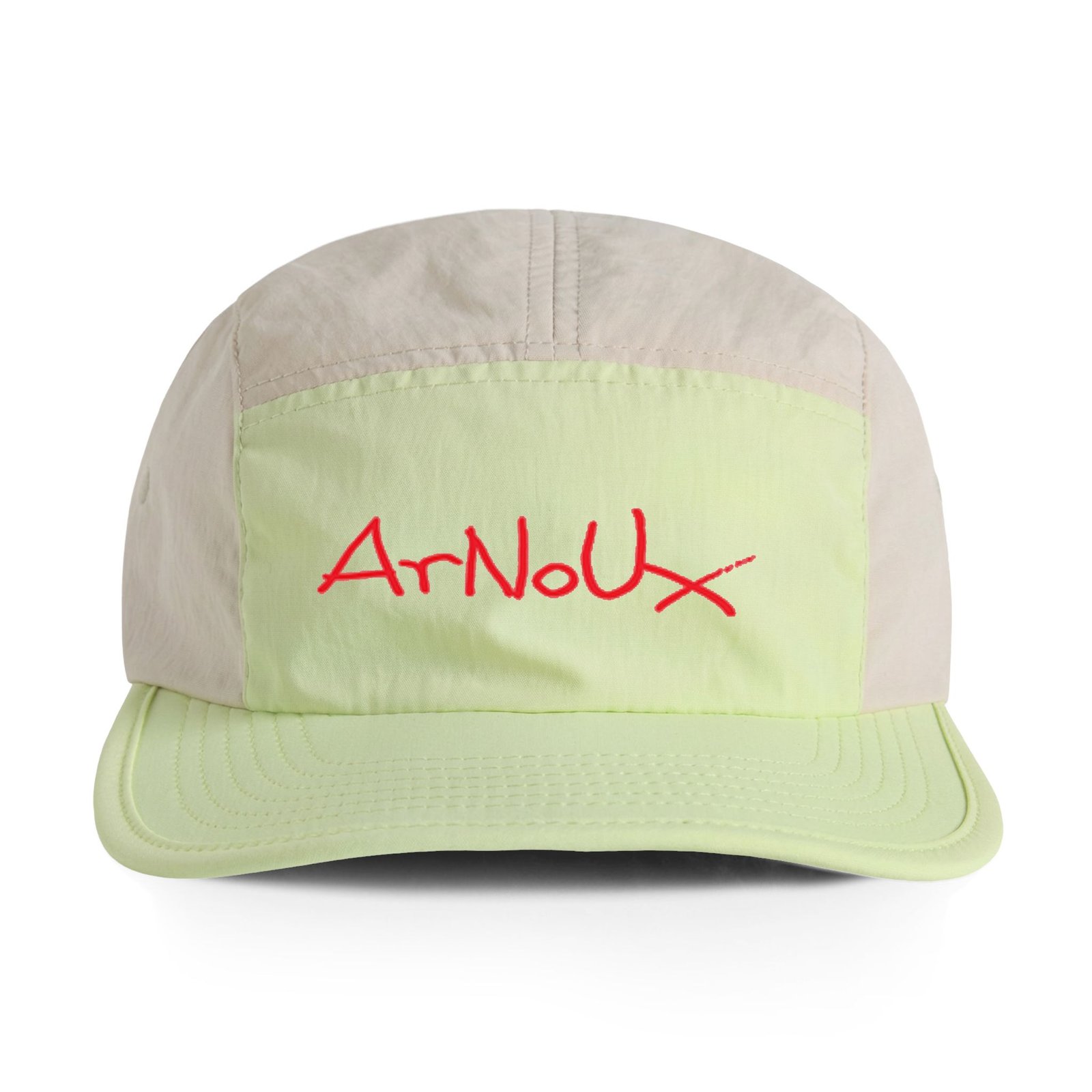 Two-Tone Nylon Cap — ArNoUx Embroidered Lightweight Streetwear Hat - Image 5