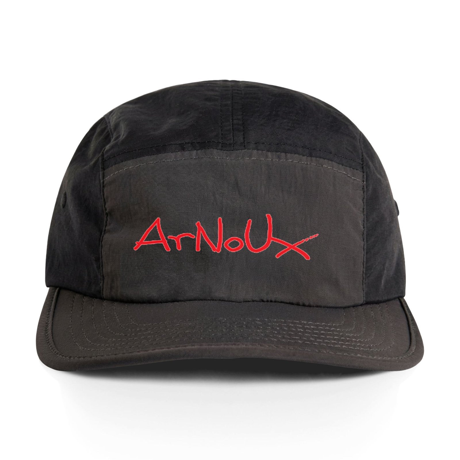 Two-Tone Nylon Cap — ArNoUx Embroidered Lightweight Streetwear Hat - Image 4