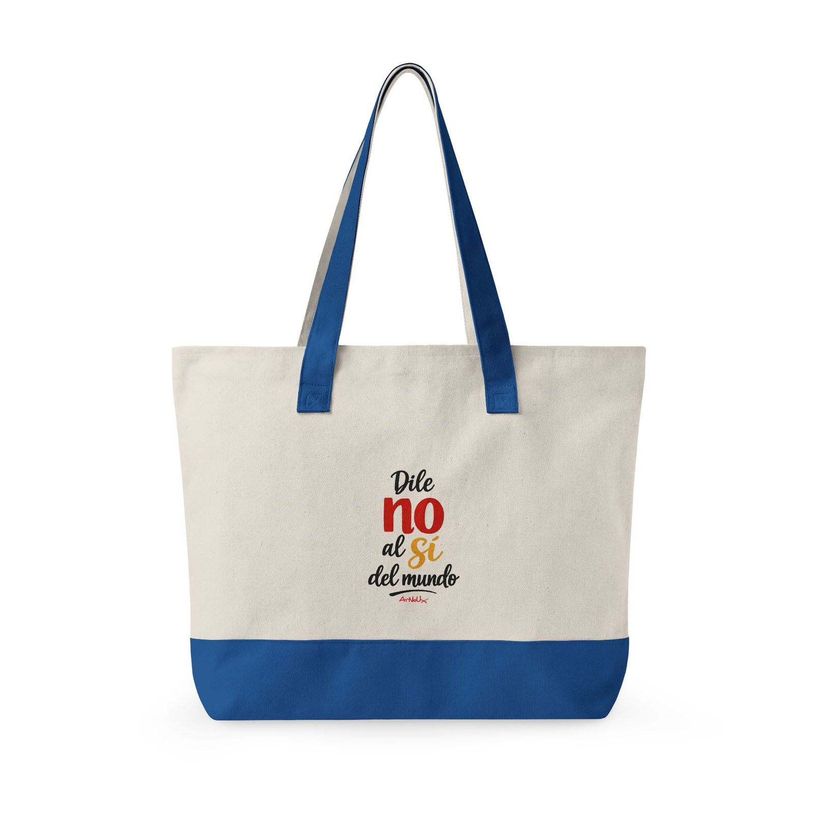 Canvas Tote — 'Church Time' & Spanish Graphic Zippered Market Bag - Image 8