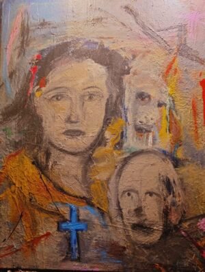 Title: Angel Witnessing the Fall of the World