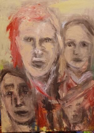 Angel Bearing the Weight of Sin